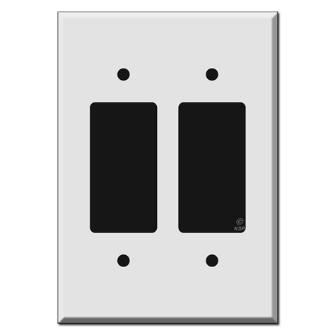 oversized double switch plate cover.